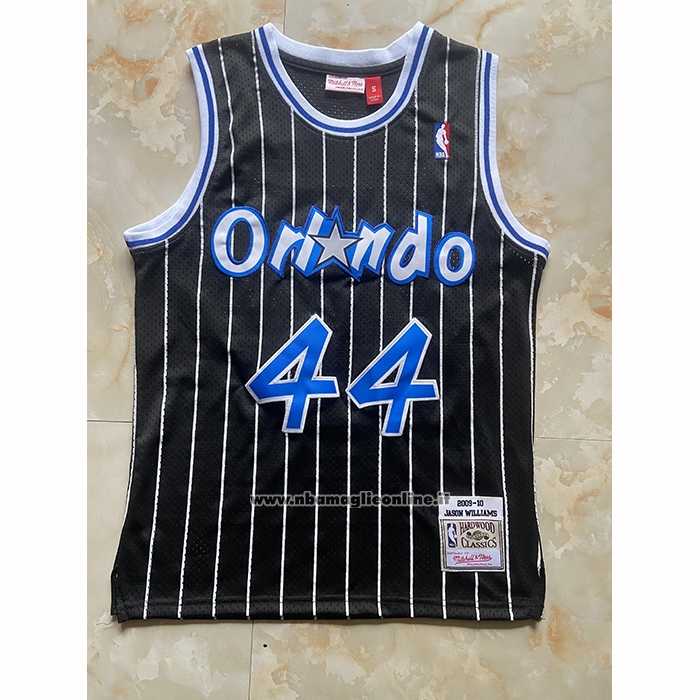 Maglia Orlando Magic Brandon Williams No 44 Mitchell & Ness 2009-10 Nero